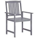vidaXL Set mobilier de grădină, 9 piese, lemn masiv de acacia vidaXL Set mobilier de grădină, 9 piese, lemn masiv de acacia