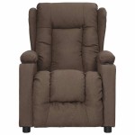 vidaXL Fotoliu de masaj electric rabatabil, gri taupe, textil vidaXL Fotoliu de masaj electric rabatabil, gri taupe, textil