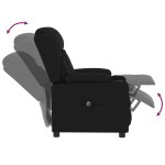 vidaXL Fotoliu rabatabil electric, negru, piele ecologică vidaXL Fotoliu rabatabil electric, negru, piele ecologică