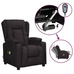 vidaXL Fotoliu de masaj electric, negru, piele ecologică vidaXL Fotoliu de masaj electric, negru, piele ecologică