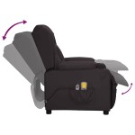 vidaXL Fotoliu de masaj electric, negru, piele ecologică vidaXL Fotoliu de masaj electric, negru, piele ecologică