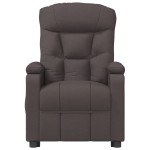 vidaXL Fotoliu de masaj electric, maro închis, material textil vidaXL Fotoliu de masaj electric, maro închis, material textil