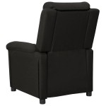 vidaXL Fotoliu de masaj electric rabatabil, negru, textil vidaXL Fotoliu de masaj electric rabatabil, negru, textil