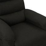 vidaXL Fotoliu de masaj electric rabatabil, negru, textil vidaXL Fotoliu de masaj electric rabatabil, negru, textil