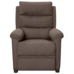 vidaXL Fotoliu de masaj electric rabatabil, gri taupe, textil vidaXL Fotoliu de masaj electric rabatabil, gri taupe, textil
