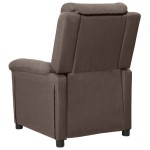 vidaXL Fotoliu de masaj electric rabatabil, gri taupe, textil vidaXL Fotoliu de masaj electric rabatabil, gri taupe, textil