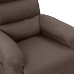 vidaXL Fotoliu de masaj electric rabatabil, gri taupe, textil vidaXL Fotoliu de masaj electric rabatabil, gri taupe, textil