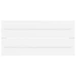 vidaXL Dulap cu chiuvetă încorporată, alb, lemn prelucrat