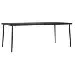 vidaXL Set mobilier de grădină, 9 piese, gri vidaXL Set mobilier de grădină, 9 piese, gri