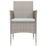 vidaXL Set mobilier de grădină cu perne,bej și negru, 9 piese vidaXL Set mobilier de grădină cu perne,bej și negru, 9 piese