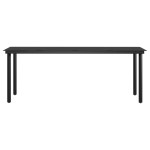 vidaXL Set mobilier de grădină cu perne,bej și negru, 9 piese vidaXL Set mobilier de grădină cu perne,bej și negru, 9 piese