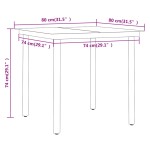 vidaXL Set mobilier de grădină, 5 piese, gri și negru vidaXL Set mobilier de grădină, 5 piese, gri și negru