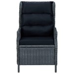 vidaXL Set mobilier pentru grădină, 5 piese, gri închis vidaXL Set mobilier pentru grădină, 5 piese, gri închis