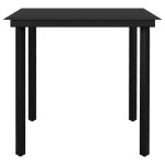 vidaXL Set mobilier pentru grădină, 5 piese, gri închis vidaXL Set mobilier pentru grădină, 5 piese, gri închis