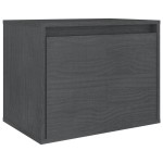 vidaXL Comode TV, gri, 4 buc., lemn masiv de pin