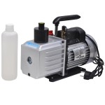vidaXL Cameră de vid cu pompă în 2 trepte, 7,4 L vidaXL Cameră de vid cu pompă în 2 trepte, 7,4 L