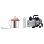 vidaXL Cameră de vid cu pompă în 2 trepte, 7,4 L vidaXL Cameră de vid cu pompă în 2 trepte, 7,4 L