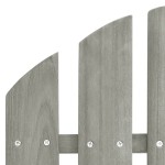 vidaXL Scaune de grădină Adirondack & masă ceai, gri, lemn masiv brad vidaXL Scaune de grădină Adirondack & masă ceai, gri, lemn masiv brad
