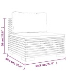 vidaXL Set mobilier grădină cu perne, 6 piese, lemn masiv de tec vidaXL Set mobilier grădină cu perne, 6 piese, lemn masiv de tec
