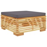 vidaXL Set mobilier grădină cu perne, 7 piese, lemn masiv de tec