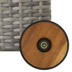 vidaXL Ladă depozitare grădină, gri deschis, 120x65x61 cm, poliratan vidaXL Ladă depozitare grădină, gri deschis, 120x65x61 cm, poliratan