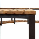 vidaXL Mobilier de împrejmuire spa, 273x53 cm, lemn masiv de acacia vidaXL Mobilier de împrejmuire spa, 273x53 cm, lemn masiv de acacia