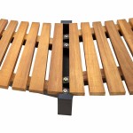 vidaXL Mobilier de împrejmuire spa, 273x53 cm, lemn masiv de acacia vidaXL Mobilier de împrejmuire spa, 273x53 cm, lemn masiv de acacia