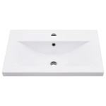 vidaXL Cadru lavoar baie cu chiuvetă încorporată, alb, fier vidaXL Cadru lavoar baie cu chiuvetă încorporată, alb, fier