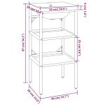 vidaXL Cadru lavoar baie cu chiuvetă încorporată, negru, fier