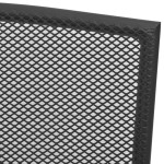 vidaXL Scaune de exterior cu design plasă, 4 buc., antracit, oțel