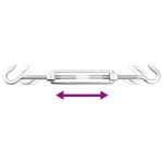 vidaXL Set accesorii parasolar, 8 piese, oțel inoxidabil vidaXL Set accesorii parasolar, 8 piese, oțel inoxidabil
