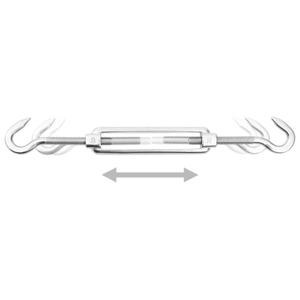 vidaXL Kit accesorii de montaj parasolar, 5 piese, oțel inoxidabil