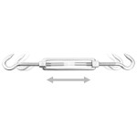 vidaXL Kit accesorii de montaj parasolar, 6 piese, oțel inoxidabil vidaXL Kit accesorii de montaj parasolar, 6 piese, oțel inoxidabil