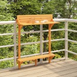 vidaXL Masă de bar pentru balcon, 90x37x122,5 cm, lemn masiv de acacia vidaXL Masă de bar pentru balcon, 90x37x122,5 cm, lemn masiv de acacia