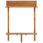 vidaXL Masă de bar pentru balcon, 90x37x122,5 cm, lemn masiv de acacia vidaXL Masă de bar pentru balcon, 90x37x122,5 cm, lemn masiv de acacia