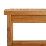 vidaXL Masă de cafea, 102 x 50 x 43 cm, lemn masiv de acacia
