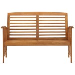 vidaXL Bancă de grădină, 119 cm, lemn masiv de acacia