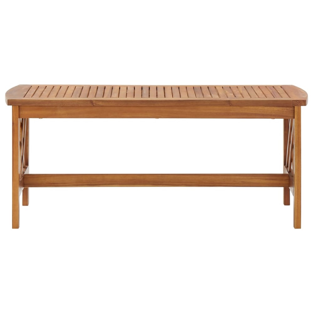 vidaXL Masă de cafea, 102 x 50 x 43 cm, lemn masiv de acacia