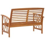 vidaXL Bancă de grădină, 119 cm, lemn masiv de acacia