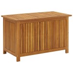 vidaXL Ladă de depozitare grădină, 90x50x58 cm, lemn masiv de acacia vidaXL Ladă de depozitare grădină, 90x50x58 cm, lemn masiv de acacia