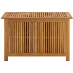 vidaXL Ladă de depozitare grădină, 90x50x58 cm, lemn masiv de acacia vidaXL Ladă de depozitare grădină, 90x50x58 cm, lemn masiv de acacia