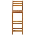 vidaXL Taburete de bar, 4 buc., lemn masiv de acacia vidaXL Taburete de bar, 4 buc., lemn masiv de acacia
