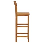 vidaXL Taburete de bar, 4 buc., lemn masiv de acacia vidaXL Taburete de bar, 4 buc., lemn masiv de acacia