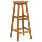 vidaXL Taburete de bar, 6 buc., lemn masiv de acacia vidaXL Taburete de bar, 6 buc., lemn masiv de acacia