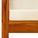 vidaXL Bancă de grădină cu copertină, lemn masiv de acacia vidaXL Bancă de grădină cu copertină, lemn masiv de acacia