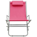 vidaXL Scaune balansoar, 2 buc., roz, oțel vidaXL Scaune balansoar, 2 buc., roz, oțel