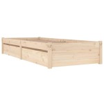 vidaXL Cadru de pat cu sertare Small Single, 75x190 cm