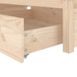 vidaXL Cadru de pat cu sertare Single, 90x190 cm
