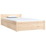 vidaXL Cadru de pat cu sertare Single, 90x190 cm