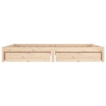 vidaXL Cadru de pat cu sertare Small Double, 120x190 cm